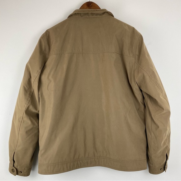 London Fog size Medium Men’s Green Audubon Microfiber Full Zip Jacket - Picture 9 of 10